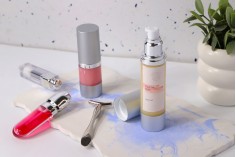 Airless akrilna bočica 30mL za kreme sa aluminijumskom osnovom i zatvaračem u 2 boje