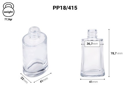 Ovalna bočica za parfeme 30mL (18/415)-2