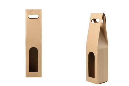 Kartonska kraft kutija za flašu vina od 750mL - 10 kom-slika_proizvoda