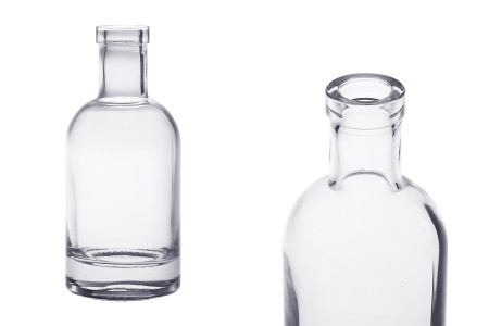 Staklena okrugla flašica 200 mL - 20 kom-slika_proizvoda