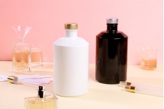Cilindrična staklena boca 500mL u crnoj ili beloj boji