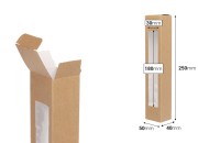 Kutija od kraft papira (350g) 50x40x250 mm za sveće - 20 kom Kutija od kraft papira (350g) 50x40x250 mm za sveće - 20 kom