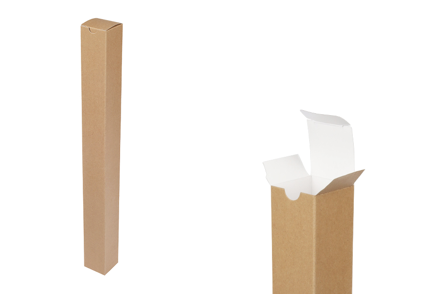 Kutija od kraft papira (350g) 45x45x450 mm za sveće - 20 kom Kutija od kraft papira (350g) 45x45x450 mm za sveće - 20 kom