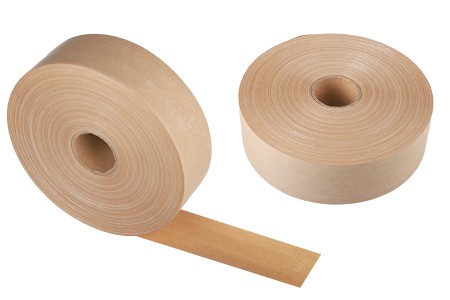 Papirna traka za pakovanje (130gr) ojačana tipa gome, širine 48 mm - rolna 150 m-1