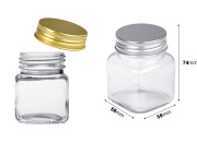 Staklena tegla 100mL sa aluminijumskim zatvaračem - 12 kom Staklena tegla 100mL sa aluminijumskim zatvaračem - 12 kom