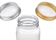 Staklena tegla 500mL sa aluminijumskim zatvaračem - 12 kom