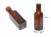 Karamel flašica 100mL Marasca sa grlom PP 31.5 - 120 kom-dimenzije_slike