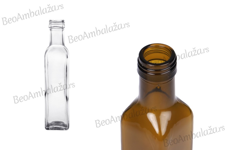 Staklena flašica 250mL Marasca sa grlom PP 31.5 - 60 kom Staklena flašica 250mL Marasca sa grlom PP 31.5 - 60 kom