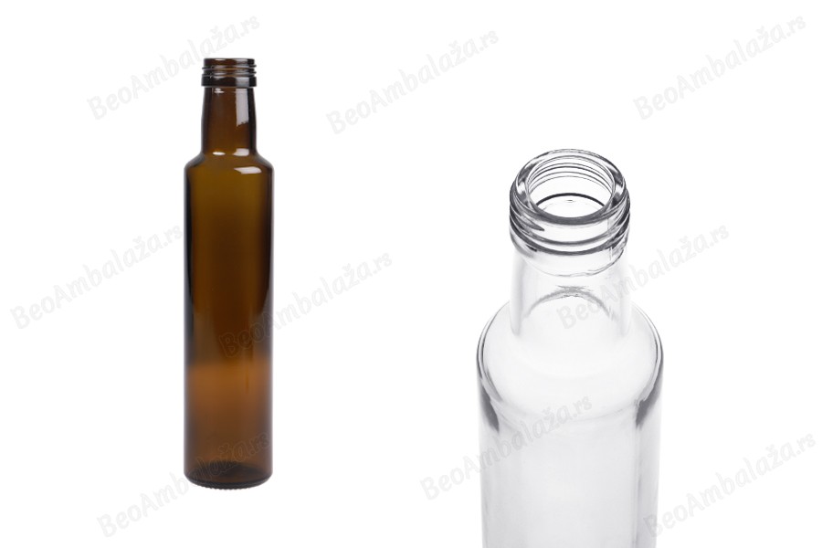 Staklena flašica 250mL Dorica sa grlom PP 31.5 - 60 kom-slika_proizvoda