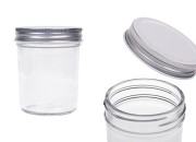 Staklena tegla 200mL sa srebrnim aluminijumskim zatvaračem - 6 kom Staklena tegla 200mL sa srebrnim aluminijumskim zatvaračem - 6 kom