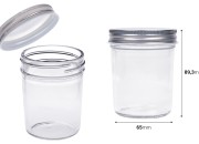 Staklena tegla 200mL sa srebrnim aluminijumskim zatvaračem - 6 kom Staklena tegla 200mL sa srebrnim aluminijumskim zatvaračem - 6 kom