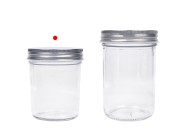 Staklena tegla 200mL sa srebrnim aluminijumskim zatvaračem - 6 kom Staklena tegla 200mL sa srebrnim aluminijumskim zatvaračem - 6 kom