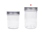 Staklena tegla 250mL sa srebrnim aluminijumskim zatvaračem - 6 kom Staklena tegla 250mL sa srebrnim aluminijumskim zatvaračem - 6 kom