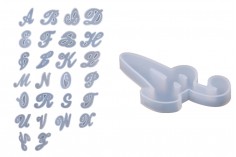 Silikonski kalup za izradu kaligrafskih slova od epoksi smole - 1 kom