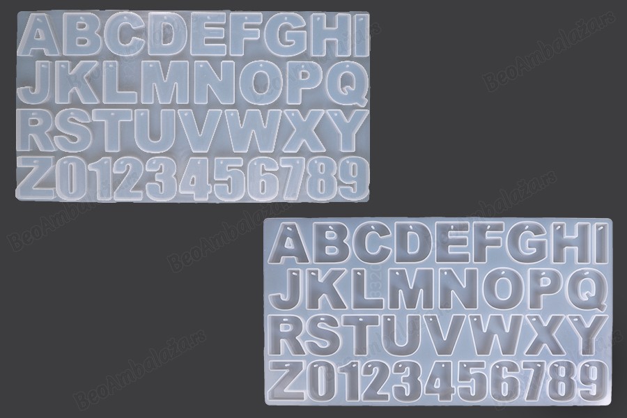 Silikonski kalup Engleska abeceda i brojevi 346x186x8,5mm-slika_proizvoda
