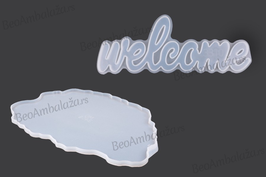Silikonski kalup Welcome znak