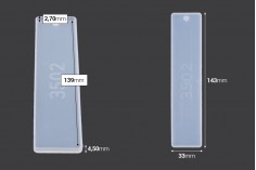 Silikonski kalup za Obeleživač stranice knjige 143x33 mm