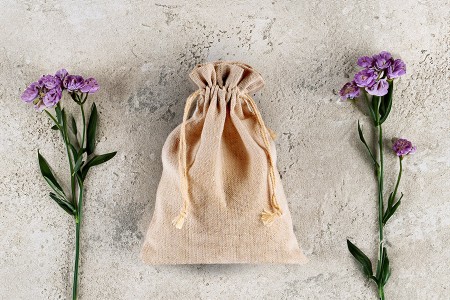 Pamučne torbice 80x100mm bež boje - 50 kom-grupa_slika