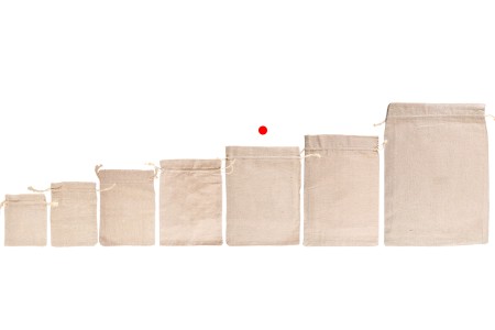 Pamučne torbice 160x225mm bež boje - 50 kom-grupa_slika