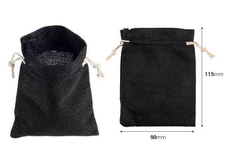 Lanene vrećice 90x115mm u više boja sa trakom - 50 kom-dimenzije_slike