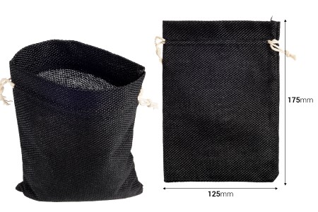 Lanene vrećice 125x175mm u više boja sa trakom - 50 kom-dimenzije_slike