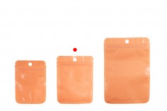 Plastične kesice 90x120 mm u više boja, sa zip zatvaranjem, providnom prednjom stranom i mogućnošću termo zatvaranja – 100 kom