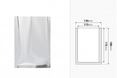 Aluminijumske kesice 130x180 mm sa mogućnošću termo zatvaranja – 100 kom