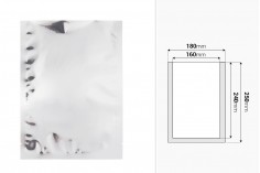 Aluminijumske kesice 180x250 mm sa mogućnošću termo zatvaranja – 100 kom