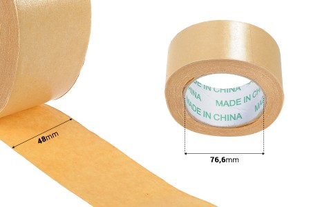 Samolepljiva papirna traka za pakovanje, širine 48 mm - 50 m dužine - 8 kom-dimenzije_slike
