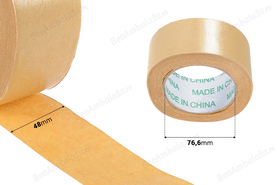 Samolepljiva papirna traka za pakovanje, širine 48 mm - 50 m dužine - 8 kom-dimenzije_slike