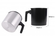 Aluminijumski bokal 1200mL u crnoj ili srebrnoj boji sa drškom