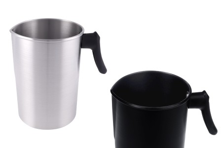Aluminijumski bokal 3000mL u crnoj ili srebrnoj boji sa drškom-slika_proizvoda