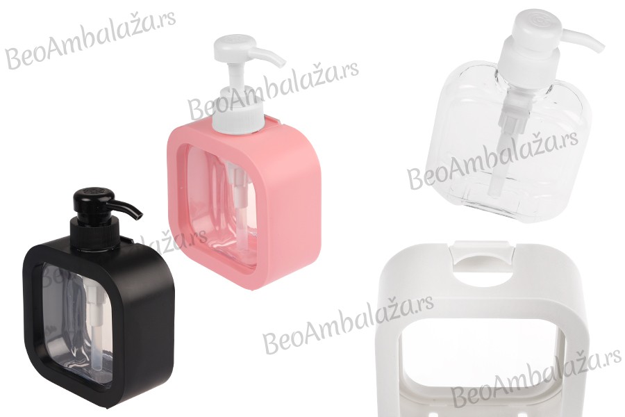Plastična bočica 300mL sa pumpicom za kozmetiku ili proizvode za čišćenje, različitih boja