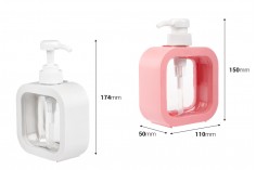 Plastična bočica 300mL sa pumpicom za kozmetiku ili proizvode za čišćenje, različitih boja