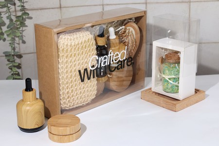 Kartonska kutija (300gsm) za pakovanje 110x80x45 mm na izvlačenje sa providnim spoljašnjim delom, bele ili kraft boje - 12 kom-grupa_slika