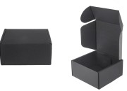 Crna kutija za pakovanje od kraft papira bez prozora 130x120x60 mm - 20 kom Crna kutija za pakovanje od kraft papira bez prozora 130x120x60 mm - 20 kom