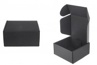 Crna kutija za pakovanje od kraft papira bez prozora 130x120x60 mm - 20 kom