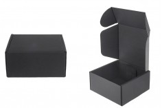 Crna kutija za pakovanje od kraft papira bez prozora 130x120x60 mm - 20 kom