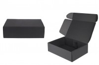Crna kutija za pakovanje od kraft papira bez prozora 240x180x70 mm - 20 kom