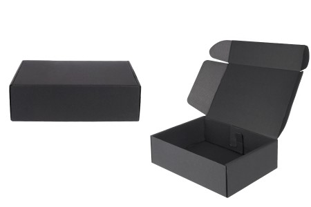 Crna kutija za pakovanje od kraft papira bez prozora 240x180x70 mm - 20 kom-1