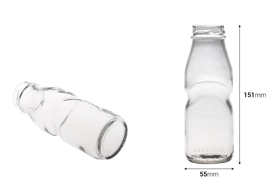 Staklena flašica za sokove 200mL Staklena flašica za sokove 200mL