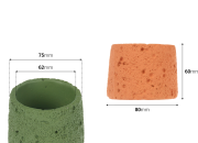 Cementna dekorativna posuda za sveće 80x60 mm u raznim bojama Cementna dekorativna posuda za sveće 80x60 mm u raznim bojama