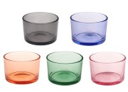 Staklena cilindrična posuda 70x50 mm u raznim bojama Staklena cilindrična posuda 70x50 mm u raznim bojama