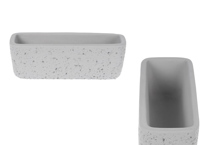 Cementna dekorativna posuda 150x50x50 mm