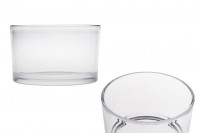 Staklena dekorativna posuda 130x80 mm za sveću