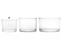 Staklena cilindrična posuda 190 mL (80x60 mm)