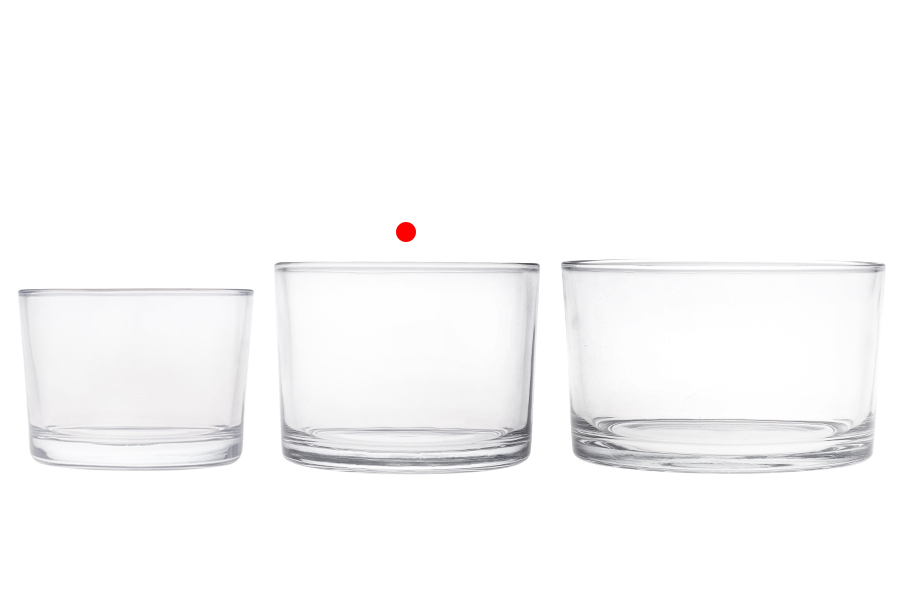 Staklena cilindrična posuda 520 mL (110x80 mm)