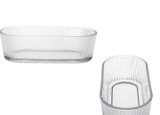 Providna ovalna staklena činija 50x167x75 mm Providna ovalna staklena činija 50x167x75 mm