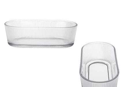 Providna ovalna staklena činija 50x167x75 mm-1