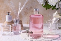 Cilindrična staklena flaša 500mL sa otvorom za slavinu